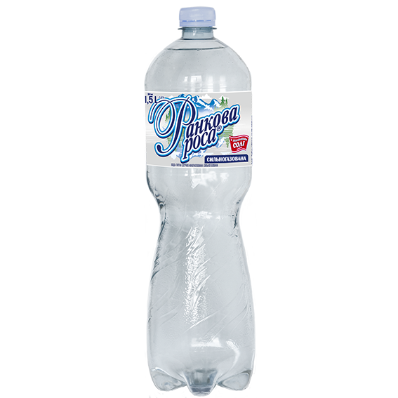 Вода "Ранкова роса" 1,5л з додаванням солі